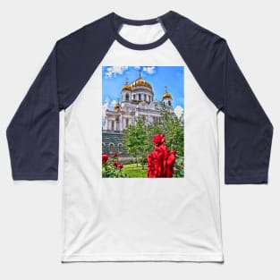 The Cathedral of Christ the Saviour, Moscow, Russia Baseball T-Shirt